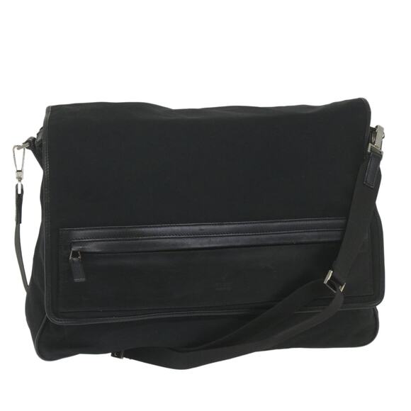 GUCCI Shoulder Bag Nylon Black 019 019 - Picture 1 of 12